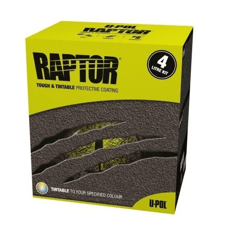 Raptor -  farebný tvrdý ochranný náter  - SET 1,05 l ral 1033 - žltá dahlia