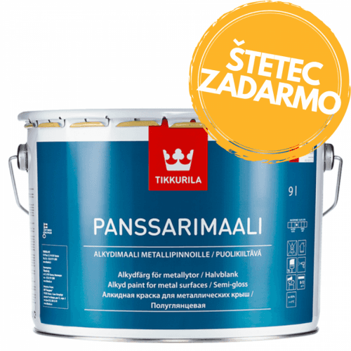 Panssarimaali - antikorózna farba na plechové strechy 0,9 l tvt 0230 - navy