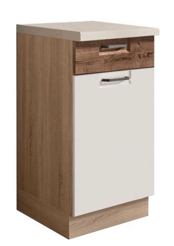 Skrinka do kuchyne Favorit 2D Sonoma/White/Ribbeck