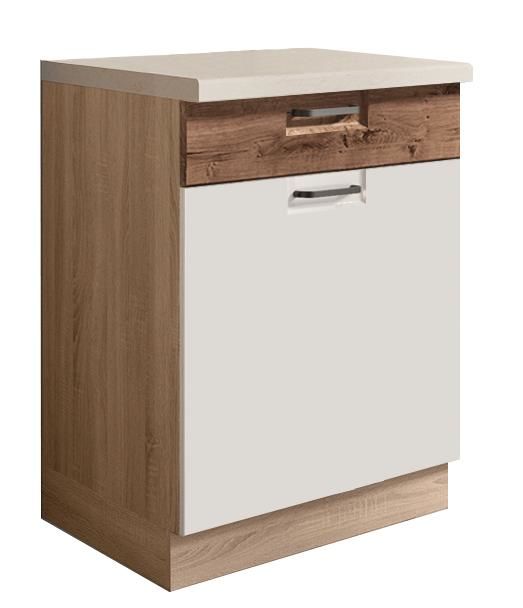 Skrinka do kuchyne Favorit 5D Sonoma/White/Ribbeck