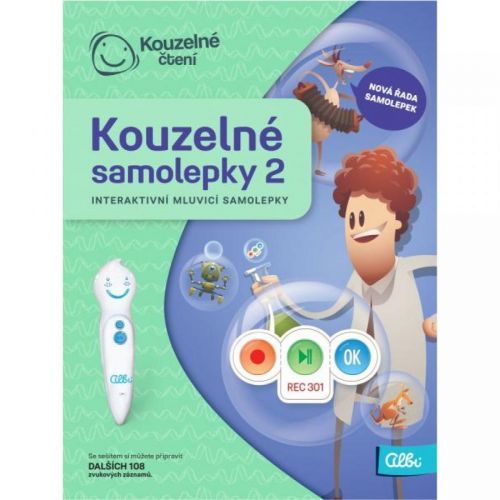Albi Kúzelné čítanie Kúzelné samolepky 108ks
