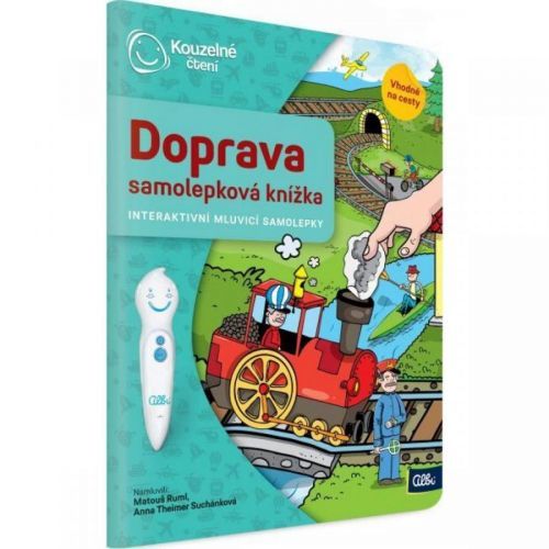 Albi Kúzelné čítanie Samolepková knižka Doprava