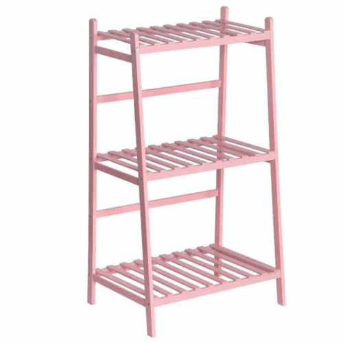 Skládací regál, růžová, Nepel TYP 3 + dárek