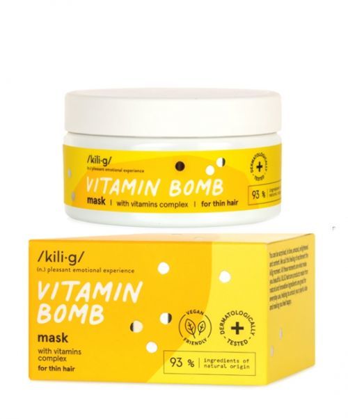 POSILŇUJÚCA MASKA NA VLASY VITAMIN BOMB S VITAMÍNOVÝM KOMPLEXOM