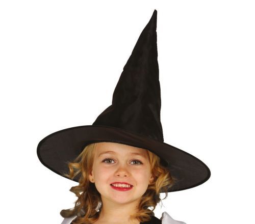 Guirca Čarodejnícky klobúk detský -  čierny
