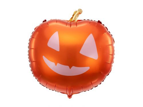 PartyDeco Fóliový balón matný - Tekvica 40 x 40 cm