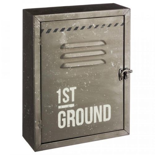Skříňka na klíče Ground šedá