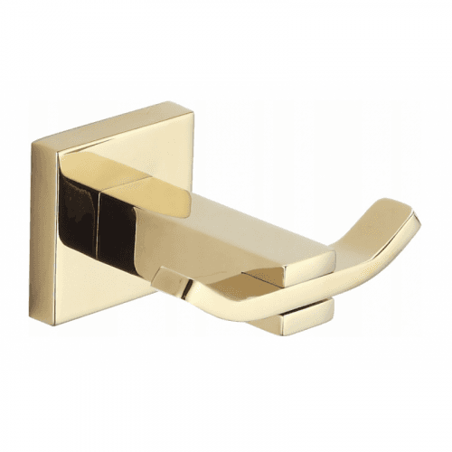 Věšák na ručníky dvojitý MEXEN VANE zlatý