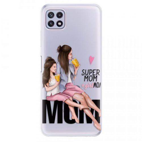 Odolné silikónové puzdro iSaprio - Milk Shake - Brunette - Samsung Galaxy A22 5G