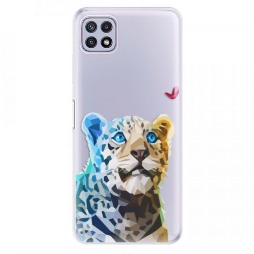 Odolné silikónové puzdro iSaprio - Leopard With Butterfly - Samsung Galaxy A22 5G