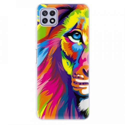 Odolné silikónové puzdro iSaprio - Rainbow Lion - Samsung Galaxy A22 5G