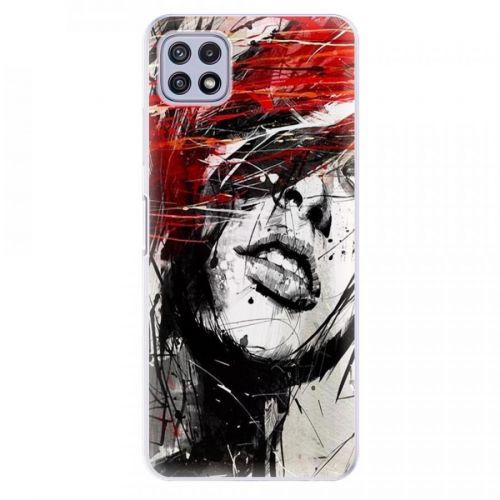 Odolné silikónové puzdro iSaprio - Sketch Face - Samsung Galaxy A22 5G