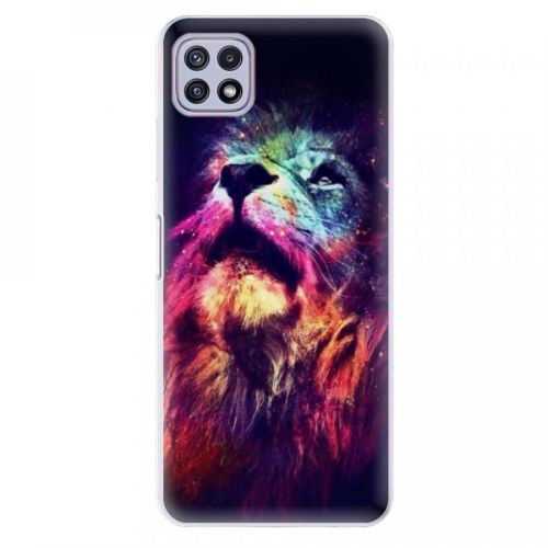 Odolné silikónové puzdro iSaprio - Lion in Colors - Samsung Galaxy A22 5G