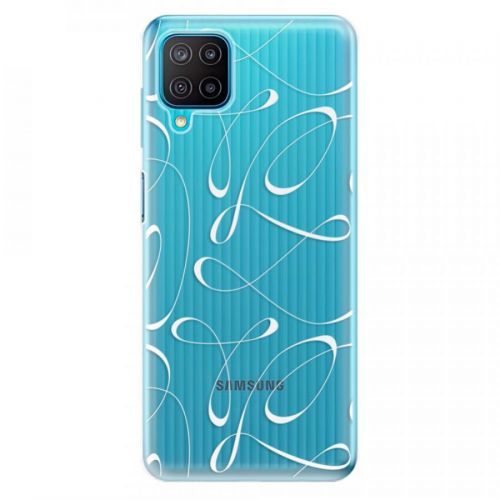 Odolné silikónové puzdro iSaprio - Fancy - white - Samsung Galaxy M12