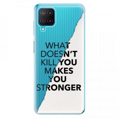 Odolné silikónové puzdro iSaprio - Makes You Stronger - Samsung Galaxy M12