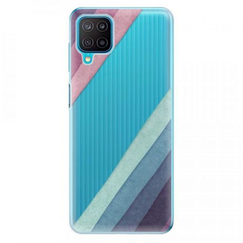 Odolné silikónové puzdro iSaprio - Glitter Stripes 01 - Samsung Galaxy M12