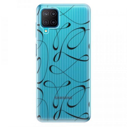 Odolné silikónové puzdro iSaprio - Fancy - black - Samsung Galaxy M12