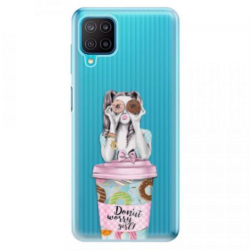 Odolné silikónové puzdro iSaprio - Donut Worry - Samsung Galaxy M12