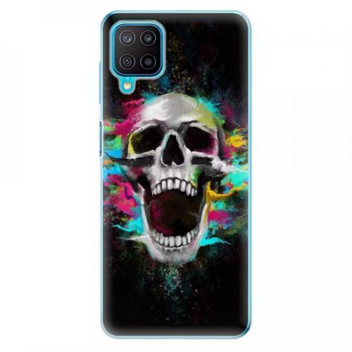 Odolné silikónové puzdro iSaprio - Skull in Colors - Samsung Galaxy M12