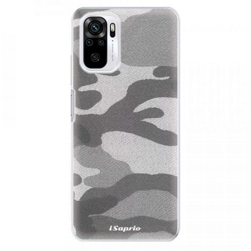Odolné silikónové puzdro iSaprio - Gray Camuflage 02 - Xiaomi Redmi Note 10 / Note 10S