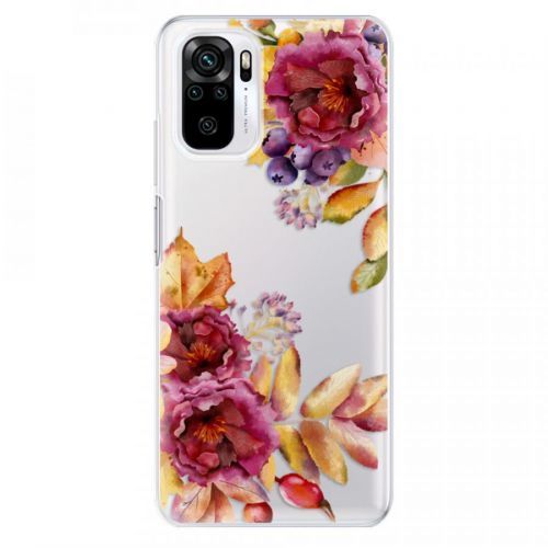 Odolné silikónové puzdro iSaprio - Fall Flowers - Xiaomi Redmi Note 10 / Note 10S