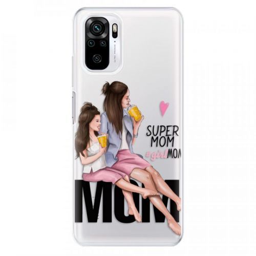 Odolné silikónové puzdro iSaprio - Milk Shake - Brunette - Xiaomi Redmi Note 10 / Note 10S