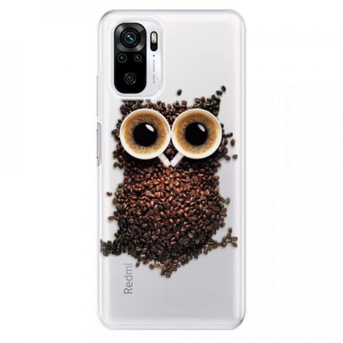 Odolné silikónové puzdro iSaprio - Owl And Coffee - Xiaomi Redmi Note 10 / Note 10S