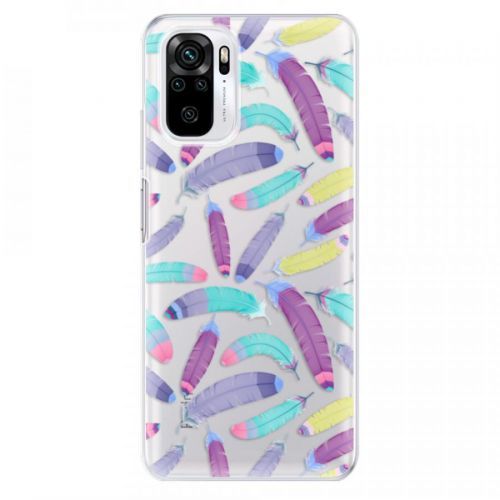 Odolné silikónové puzdro iSaprio - Feather Pattern 01 - Xiaomi Redmi Note 10 / Note 10S