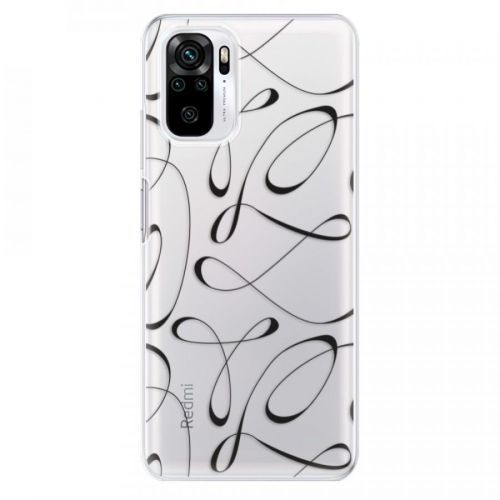 Odolné silikónové puzdro iSaprio - Fancy - black - Xiaomi Redmi Note 10 / Note 10S