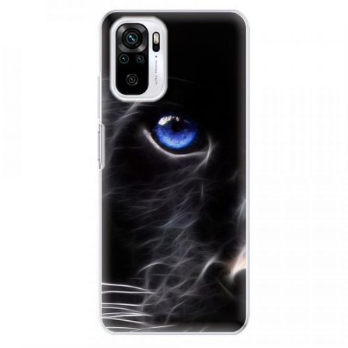 Odolné silikónové puzdro iSaprio - Black Puma - Xiaomi Redmi Note 10 / Note 10S