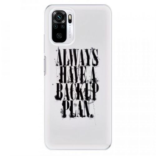 Odolné silikónové puzdro iSaprio - Backup Plan - Xiaomi Redmi Note 10 / Note 10S