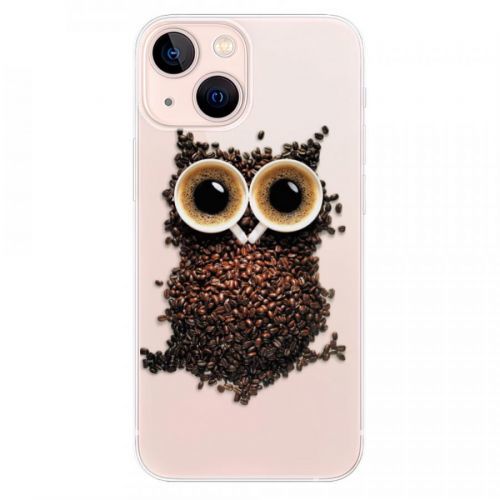 Odolné silikónové puzdro iSaprio - Owl And Coffee - iPhone 13 mini