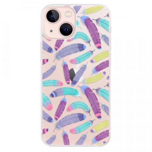 Odolné silikónové puzdro iSaprio - Feather Pattern 01 - iPhone 13 mini