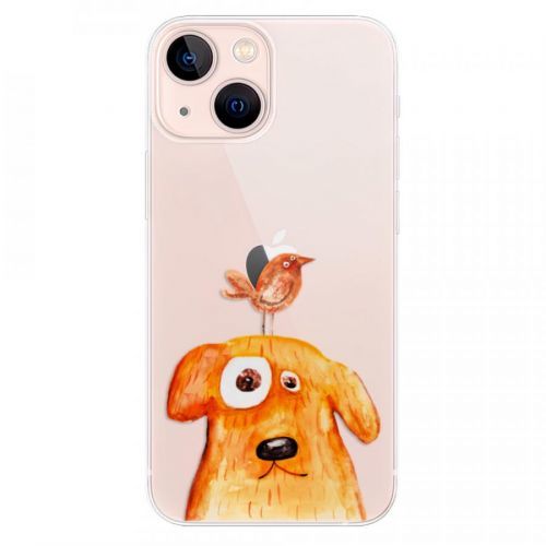 Odolné silikónové puzdro iSaprio - Dog And Bird - iPhone 13 mini