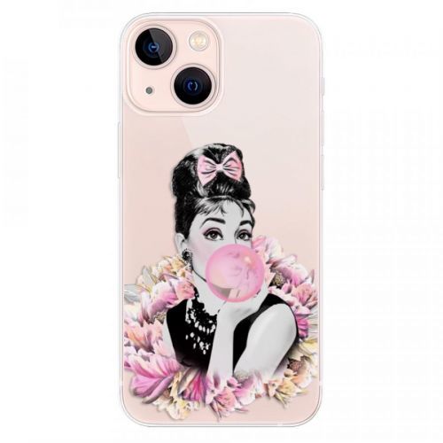 Odolné silikónové puzdro iSaprio - Pink Bubble - iPhone 13 mini