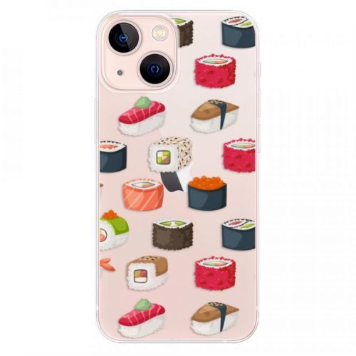 Odolné silikónové puzdro iSaprio - Sushi Pattern - iPhone 13 mini