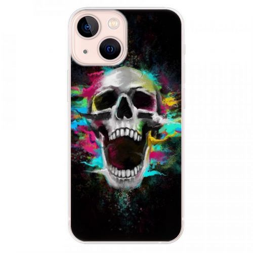 Odolné silikónové puzdro iSaprio - Skull in Colors - iPhone 13 mini