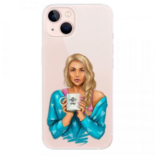 Odolné silikónové puzdro iSaprio - Coffe Now - Blond - iPhone 13