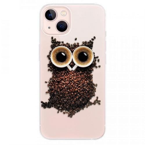Odolné silikónové puzdro iSaprio - Owl And Coffee - iPhone 13
