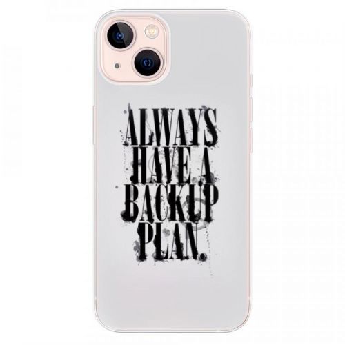 Odolné silikónové puzdro iSaprio - Backup Plan - iPhone 13