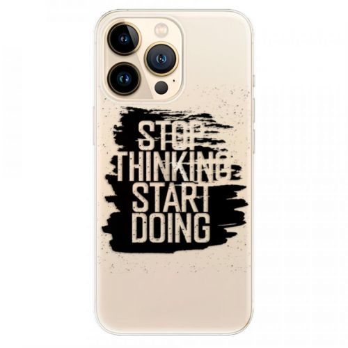 Odolné silikónové puzdro iSaprio - Start Doing - black - iPhone 13 Pro