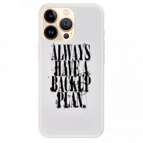 Odolné silikónové puzdro iSaprio - Backup Plan - iPhone 13 Pro