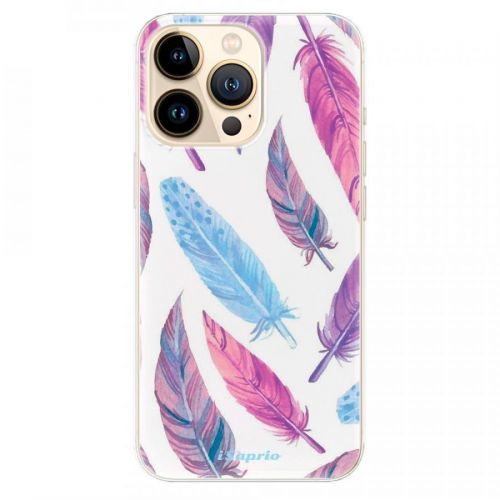 Odolné silikónové puzdro iSaprio - Feather Pattern 10 - iPhone 13 Pro Max