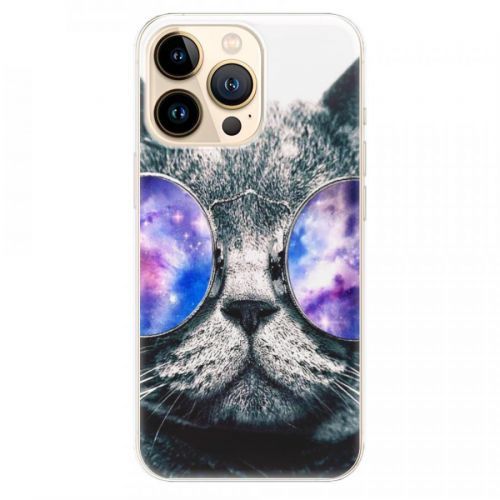 Odolné silikónové puzdro iSaprio - Galaxy Cat - iPhone 13 Pro Max