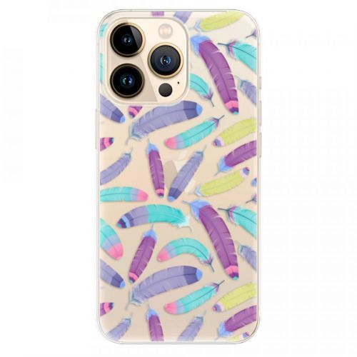 Odolné silikónové puzdro iSaprio - Feather Pattern 01 - iPhone 13 Pro Max