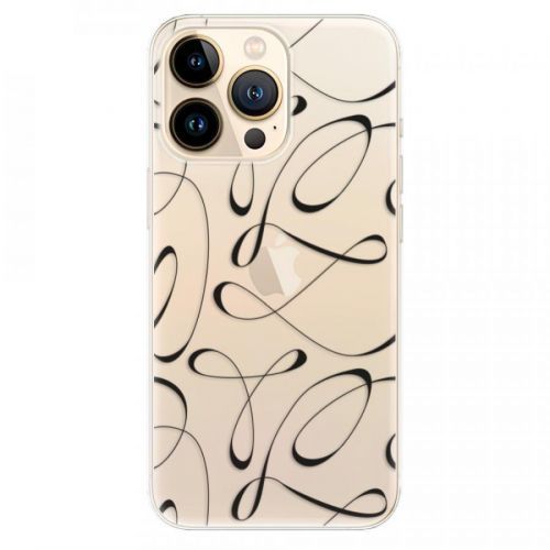 Odolné silikónové puzdro iSaprio - Fancy - black - iPhone 13 Pro Max