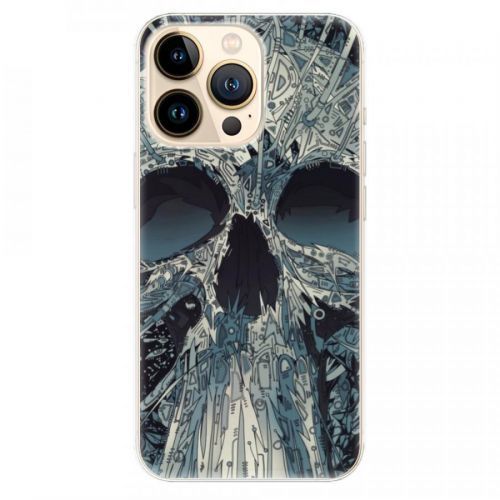 Odolné silikónové puzdro iSaprio - Abstract Skull - iPhone 13 Pro Max