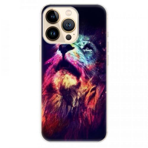 Odolné silikónové puzdro iSaprio - Lion in Colors - iPhone 13 Pro Max