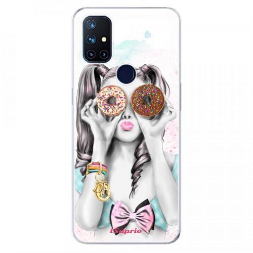 Odolné silikónové puzdro iSaprio - Donuts 10 - OnePlus Nord N10 5G