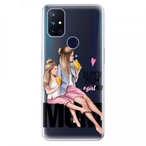 Odolné silikónové puzdro iSaprio - Milk Shake - Blond - OnePlus Nord N10 5G